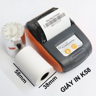 Giấy In Nhiệt K57x38 lõi siêu nhỏ In Hóa Đơn In Bill Giấy Cuộn In Nhiệt Khổ 57mm 57x38mm Cao cấp