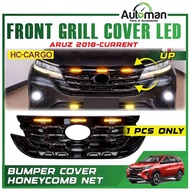 HC Cargo Honeycomb Front Grille Perodua Aruz 2019 - 2026 Grille Black Front Sport Mesh Easy Install 