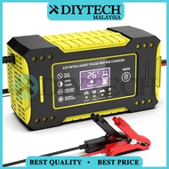 DIYTECH 12V 6A Car Battery Charger Pengecas Bateri Kereta Motorsikal Restore Motorcycle Charge Pulse