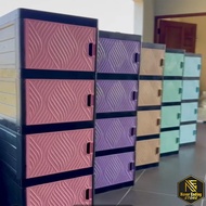 Lemari Pakaian 1 Pintu 4 Susun Elco Premium Tebal