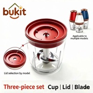 1000ML Cup+Lid+Blade Set Electric Chopper Baby Food Processor Spare Parts untuk Simmo & Swiss Thomas