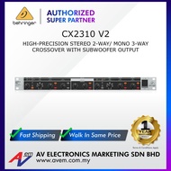 BEHRINGER SUPER-X PRO CX2310 V2 High-Precision Stereo 2-Way/Mono 3-Way Crossover with Subwoofer Outp