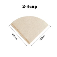 กระดาษกรองดริป แผ่นกรองกาแฟสด กระดาษกรองกาแฟ ถ้วยกรองกาแฟ Drip coffee paper filter ขนาด1-2 ถ้วย และ 2-4ถ้วย 100แผ่น/แพ็ค อุปกรณ์ทำกาแฟ Aliz selection