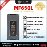 MF650(5000mAh), MF650L(8000mAh) 5G MOD Pocket Wifi with wifi 6 + bypass hotspot data + color screen 