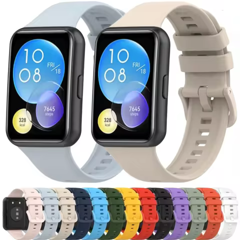 Colorful Silicone Watchband Strap for Huawei Watch fit2, Sport Wristband for Huawei Watch fit2 Activ