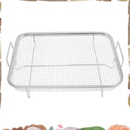 Air Fryer Basket for Oven Stainless Steel Air Fryer Grill Basket Air Fryer Tray Wire Rack Basket
