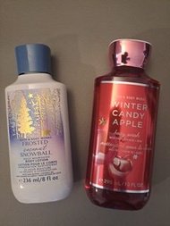 Bath & Body Works 冬日限定身體乳及沐浴露