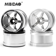 MIBIDAO Aluminum Alloy 2.2 Inch Beadlock Wheel Rims Hubs for Axia