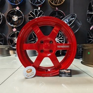[4PCS] New Sport Rim 16inch TE37 16X7JJ ET38 4H100 RED