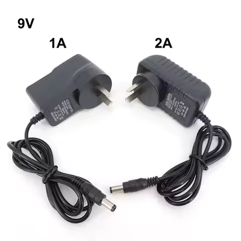 AC to DC 9V 1A 2A AU Australia nz power supply adapter Supply adaptor 9 volt 1000ma 5.5*2.5mm charge