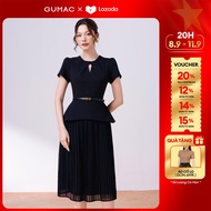 [12-13.9 |MUA 2 GIẢM 20K] Đầm nữ peplum dập ly thời trang GUMAC DE08062