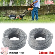 VIOLETLILAC 1Roll Trimmer Wire Rope, Spiral Mowing Trimmer Line,  3.0mm*15m Nylon Grass Trimmer Rope