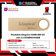 Flashdisk Kingston 64GB SE9 G3 usb 3.2 DTSE9G3/64GB