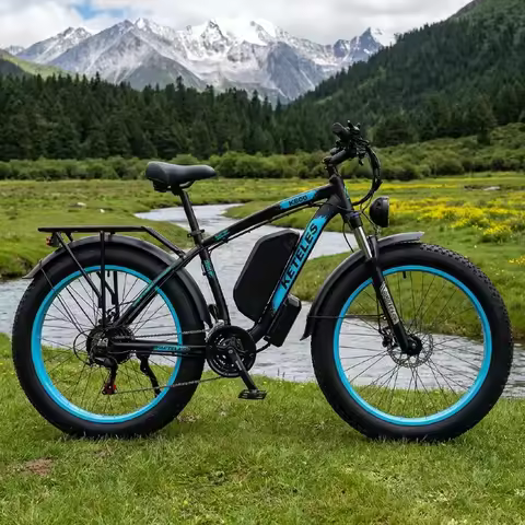 Electric bike KETELES K800 2000W dual motor 48v23ah battery 55km/h mountain electric bicycle 26 inch