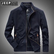 JEEP SPIRIT 1941 ESTD Autumn Winter Jacket Men Coats Military Jacket Male Loose Pure Cotton Windbrea