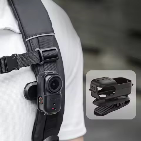 360 Rotation Clip Mount for DJI Osmo Nano Sports Camera Accessories Anti-shake Backpack Clip Holder 