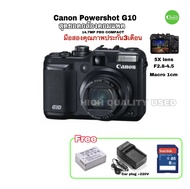 Canon Powershot G10 camera 14.7MP 5X lens f2.8-4.5 Macro 1cm กล้องดิจิตอลคอมแพค มืออาชีพ USED มือสอง