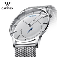 CADISEN Ultra thin men watch relogio masculino Casual Fashion Quartz watch Waterproof Sports Wristwa