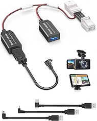 Pixelman GPS Charger Cable Adapter for Garmin(12-pin Type A),Compatible with Select Toyota,Lexus,Hon