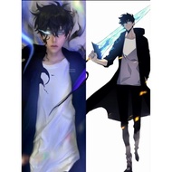 SOLO JACKET LEVELING SUNG JIN WOO ANIME COSPLAY ROBE Anime Costume Anime Jacket Cosplay Costume