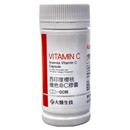 大醫生技 西印度櫻桃維他命C膠囊  600mg  60錠  1瓶