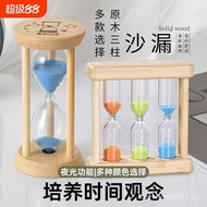 Hourglass Timer for Children, Anti-Fall, Learning to Brush Teeth1/3/5/10/30/6Minute Wooden Ornament 