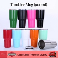 Insulated Tumbler Travel Mug, Double Wall Vacuum Stainless Steel Cup 30oz 900ML [Multiple Colours Available]