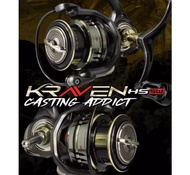 REEL DAIDO KRAVEN 3000HS SW CASTING ADDICT 8 BEARING POWER HANDLE
