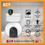 Ezviz EB8 4G 2K Pan & Tilt Battery Camera with Smart Human Motion Detection and Color Night Vision