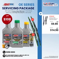 Car Servicing - AMSOIL OE Series 4 Quarts Fully Synthetic Engine Oil | 0W20/ 5W30/ 5W40 Service