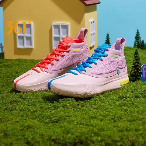 361 Degrees Joker 1 Men's Basketball Shoes High-top Breathable Shock-Absorbing Non-slip Wear-resista