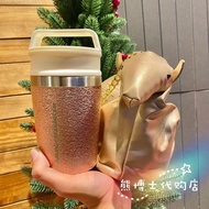 Starbucks 2021 Year of the Ox Stanly Stanly New Year Glitter Stainless Steel Vacuum Mug Gold Chain Diagonal Bag