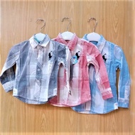 KEMEJA Long Sleeve Shirt CheckedPOLO LM97 - Boys' Shirt