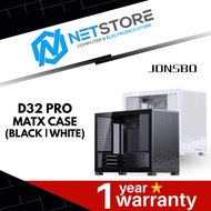 JONSBO D32 PRO MATX CASE - (BLACK | WHITE)