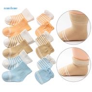 SOME 4 Pack No Scratch Mittens Socks Set Cotton For Newborn Baby Boys Girls Gloves Ages 0-6 Months B