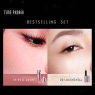Time Phoria Set: 2 in 1 Face Contour + Liquid Blush + eyeshadow stick บลัชออน+พาเลทตา+คอนทัวร์