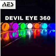 De DEVIL Eye LED 360 AES Projector Projector PREMIUM I Demon Eye Aes