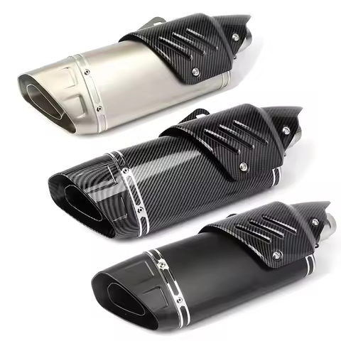 Universal 51mm Mofles Exosto Escapes Para Moto Motorcycle Exhaust Muffler AKR M1 for Yamaha R6 R3 MT