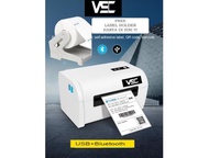 PRINTER BARCODE THERMAL - LABEL PRINTER 110MM VSC LP-9200UB BLUETOOTH - USB - A6 SIZE