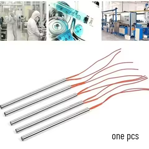 AC220V Mold Cartridge Heaters Heating Element Cylindrical Tubular 6/8/10/16/20mm Hot Rod Heating Ele