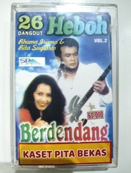 kaset pita bekas dangdut Rhoma irama vs rita berdendang