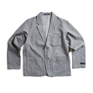 EDWIN 男款 針織休閒西裝外套 (灰色) #外套