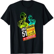 Area 51 Warning Sign T-Shirt