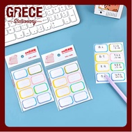Title sticker Name sticker Blank sticker label organizer school supplies