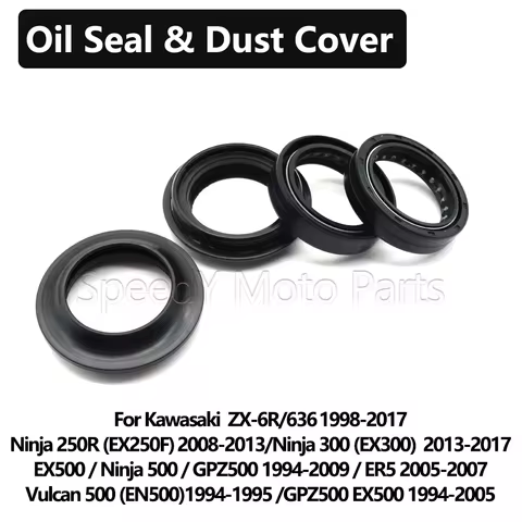 For Kawasaki ZX-6R ZX636 Ninja 250R EX250F 300 EX300 500 EX500 GPZ500 ER5 Vulcan Motorcycle Front Fo