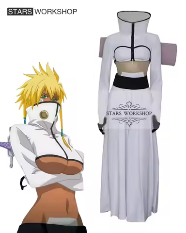 Anime Bleach Tercera Espada Tear Halibel Cosplay Costume Kimono Uniform Women Dress Halloween Carniv
