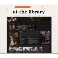 [NOTION TEMPLATE] Dark academia reading tracker & book journal notion template