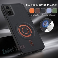 Casing for Infinix GT 30 Pro 5G GT 30Pro Magnetic Tech Fabric Case Shockproof Back Cover