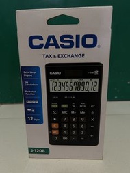 Casio J-120B 12位數稅務計算機