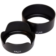 Lens Hood Set Compatible with Canon Mirrorless EOS Kiss M200/M100/M10/M6 Double Zoom Kit, Fits EF-M 15-45mm and EF-M 55-200mm Lenses, Includes EW-53 &amp; ET-54B [Japan Product][日本产品]